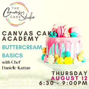 August 12 - Class 1: Buttercream Basics  - 6:30 pm - 9:00 pm
