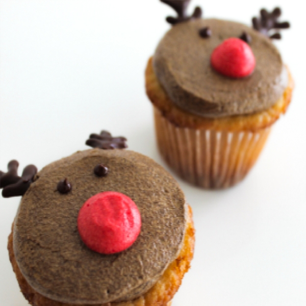 Rudolph Cupcakes - DIY