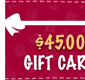 Gift Card $45.00