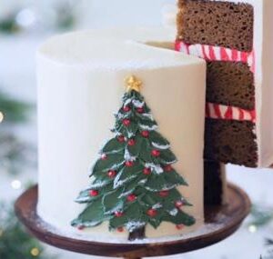 Christmas Tree Cake