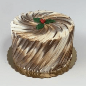 Festive Holly leaves Cake