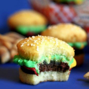 Photo of Burger Sliders Cupcakes