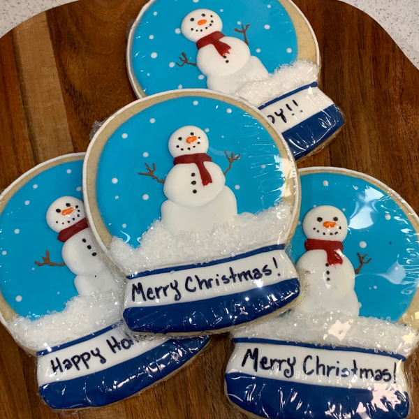 Snowman Globe - Cookies