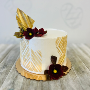 Boho Burgundy - Cakes
