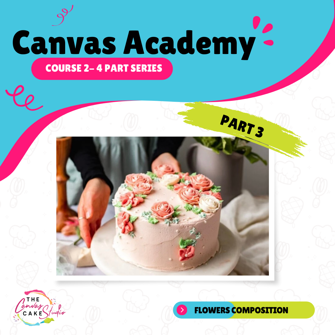 Course 2-Part 3-Floral Composition on Cake! - March 1 - 3:00PM-5:30PM